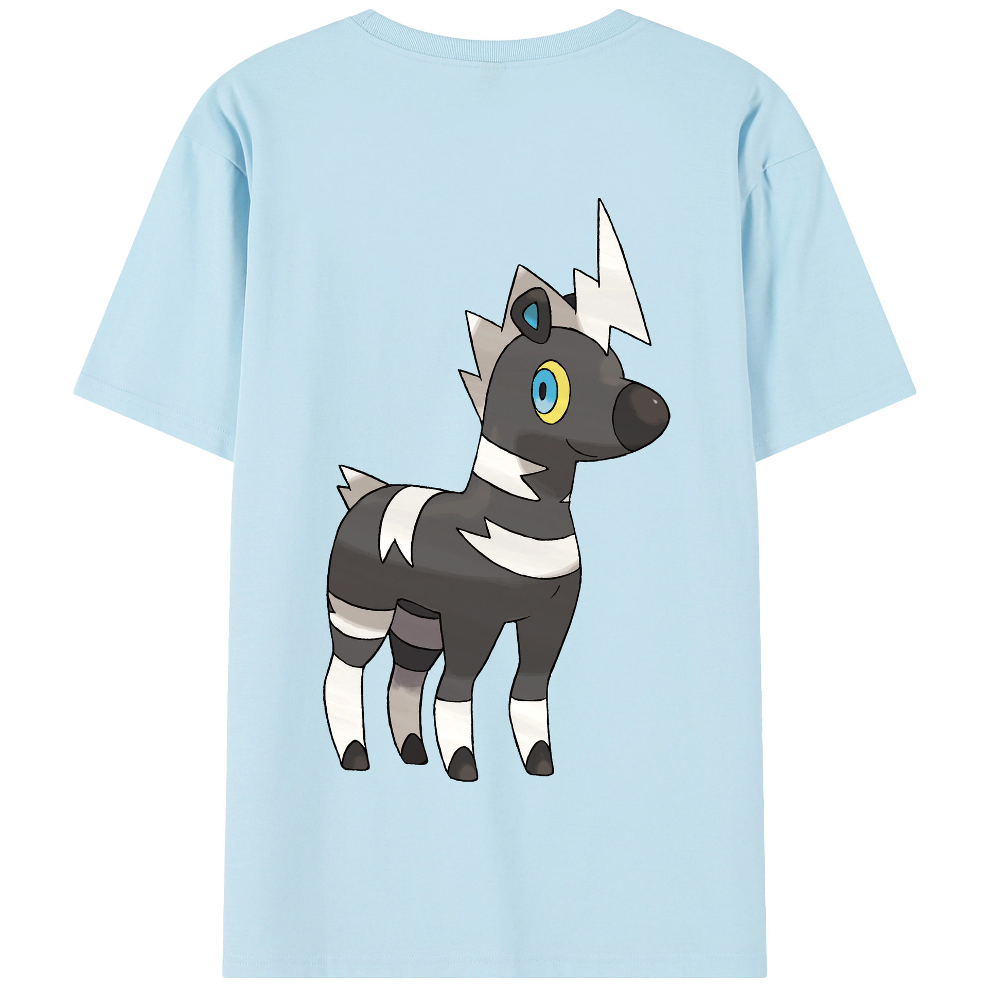 （画像用） ポケットモンスター Pokémon 綿100％半袖Tシャツ（背面プリント）